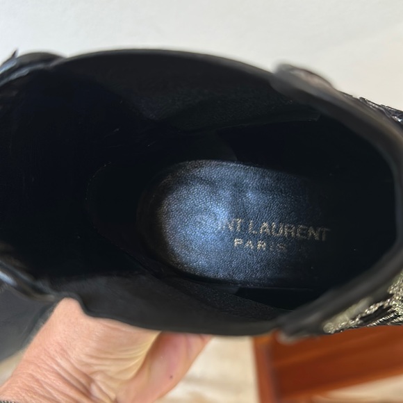 Saint Laurent glitter star boots - read whole description ‼️SALE SALE SA… - Picture 7 of 13